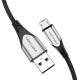 Cable USB 2.0 A to Micro USB Vention COAHD 3A 0,5m gray