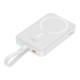 Baseus Magnetic Mini Powerbank, 10000mAh, Lightning, 20W, MagSafe (fehér) Baseus Magnetic Mini Powerbank, 10000mAh, Lightning, 20W, MagSafe (fehér)