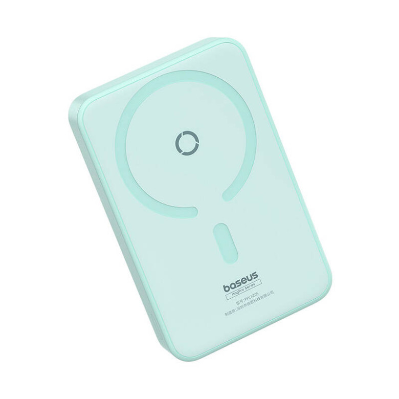 Baseus MagPro Magnetic Powerbank, 5000mAh, 20W, MagSafe (menta) Baseus MagPro Magnetic Powerbank, 5000mAh, 20W, MagSafe (menta)