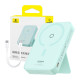 Baseus MagPro Magnetic Powerbank, 5000mAh, 20W, MagSafe (menta)