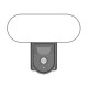 Gosund IPC3 Wi-Fi-s intelligens kültéri kamera reflektorral, IP65