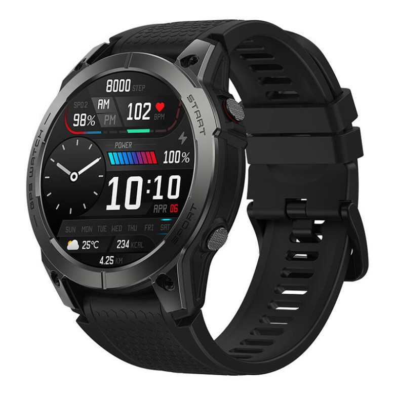 Smartwatch Zeblaze Stratos 3 (fekete)