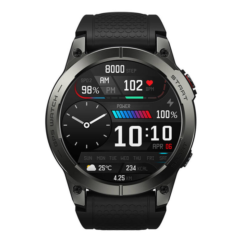 Smartwatch Zeblaze Stratos 3 (fekete)