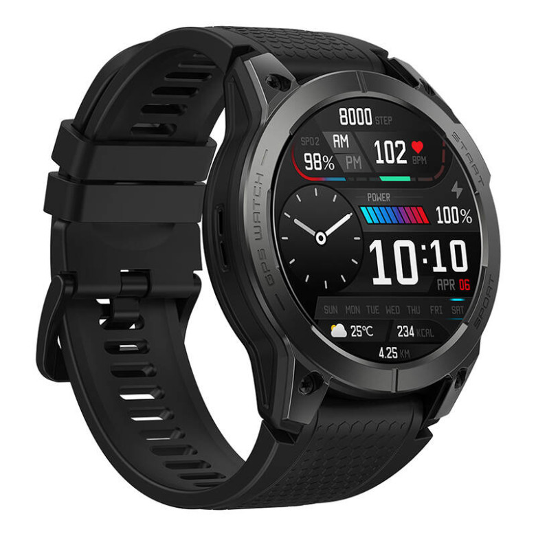 Smartwatch Zeblaze Stratos 3 (fekete)