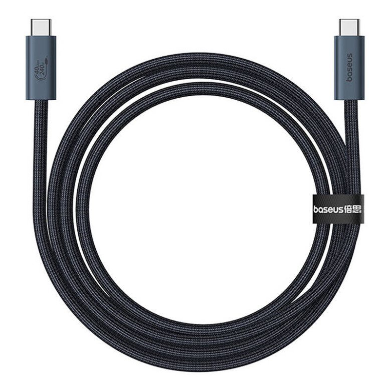 Baseus Flash gyorstöltő kábel USB-C, 240W, 1m (fekete) Baseus Flash gyorstöltő kábel USB-C, 240W, 1m (fekete)