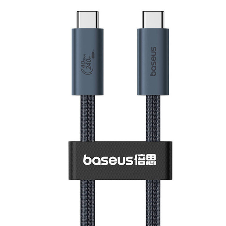 Baseus Flash gyorstöltő kábel USB-C, 240W, 1m (fekete) Baseus Flash gyorstöltő kábel USB-C, 240W, 1m (fekete)