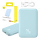 Baseus 6000 mAh 20W mini powerbank (kék)