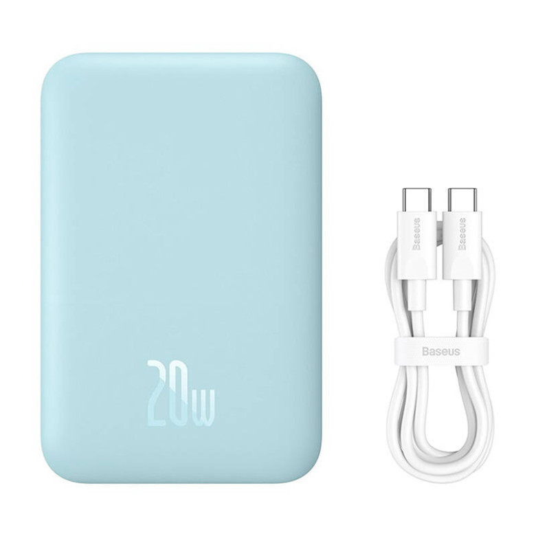 Baseus 6000 mAh 20W mini powerbank (kék) Baseus 6000 mAh 20W mini powerbank (kék)