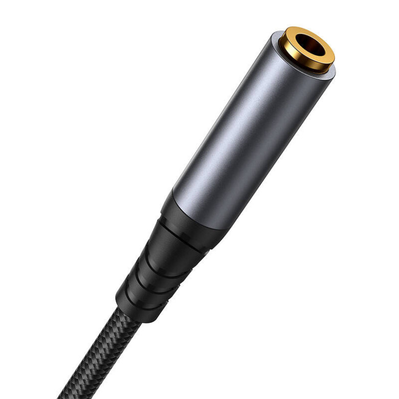 Joyroom SY-A09 AUX hosszabbító kábel 3,5 mm-es mini jack csatlakozóból 3,5 mm-es mini jack csatlakozóba, fonott, 1,2 m (fekete) Joyroom SY-A09 AUX hosszabbító kábel 3,5 mm-es mini jack csatlakozóból 3,5 mm-es mini jack csatlakozóba, fonott, 1,2 m (fekete)