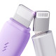 3in1 Joyroom színes USB USB-C/Lightning/Micro USB kábel 3.5A, 1m (lila) 3in1 Joyroom színes USB USB-C/Lightning/Micro USB kábel 3.5A, 1m (lila)