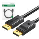 UGREEN DP102 DisplayPort-DisplayPort kábel, 4K, 3D, 1,5m (fekete)