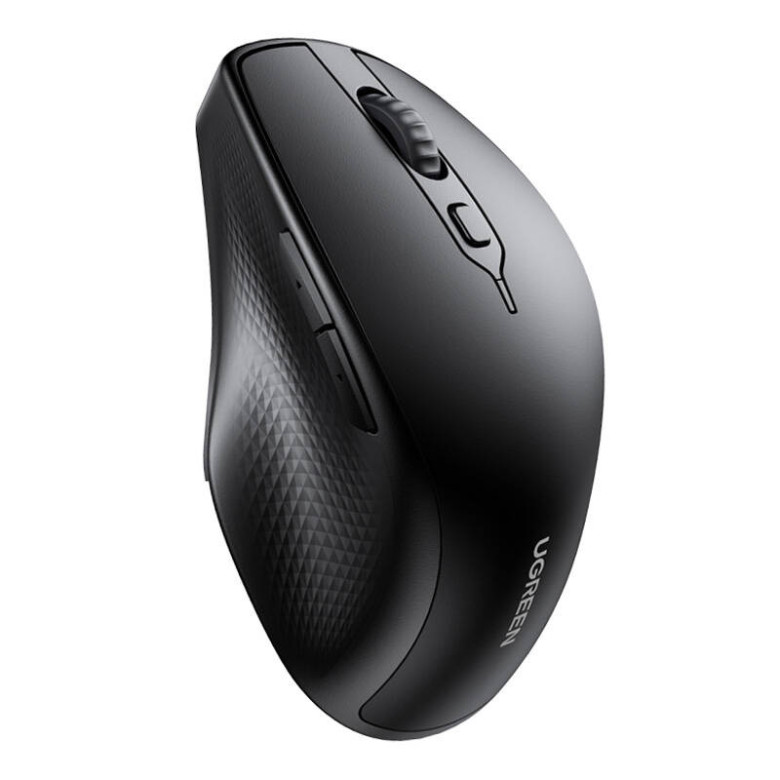 UGREEN 90395 Ergonomikus vezeték nélküli egér (fekete) UGREEN 90395 Ergonomikus vezeték nélküli egér (fekete)