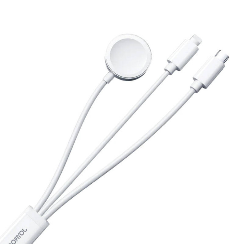 Apple Watch mágneses töltő Joyroom S-IW008 Lightning + USB-C 5V 1,2m (fehér) Apple Watch mágneses töltő Joyroom S-IW008 Lightning + USB-C 5V 1,2m (fehér)