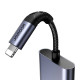 2 az 1-ben audio adapter Joyroom SY-L02 Lightning a dupla Lightning-ra (fekete)
