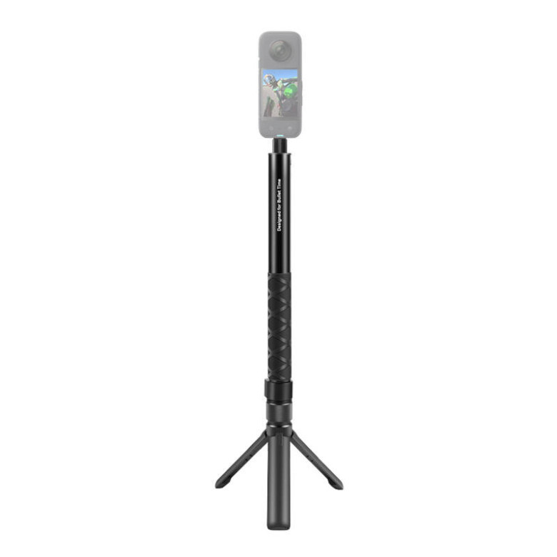 Selfie Stick 110cm PULUZ sportkamerákhoz (pl. Insta360 X4 / X5 / DJI Osmo Action 5 Pro)