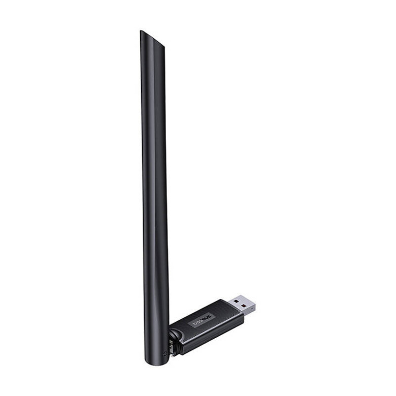 Baseus FastJoy WiFi Adapter antennával 650Mbps (fekete) Baseus FastJoy WiFi Adapter antennával 650Mbps (fekete)