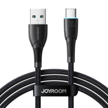 Joyroom SA32-AC6 Starry USB-USB-C kábel, 100W, 1m fekete