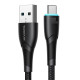 Joyroom SA32-AC6 Starry USB-USB-C kábel, 100W, 1m fekete Joyroom SA32-AC6 Starry USB-USB-C kábel, 100W, 1m fekete
