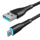 Joyroom SA32-AC6 Starry USB-USB-C kábel, 100W, 1m fekete Joyroom SA32-AC6 Starry USB-USB-C kábel, 100W, 1m fekete