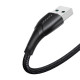 Joyroom SA32-AC6 Starry USB-USB-C kábel, 100W, 1m fekete Joyroom SA32-AC6 Starry USB-USB-C kábel, 100W, 1m fekete