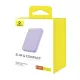 Baseus Mágneses Mini Powerbank, 5000mAh, 20W (lila)