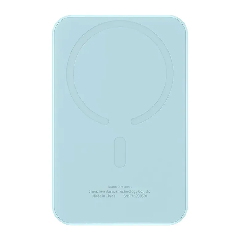Baseus Mágneses Mini Powerbank, 5000mAh, USB-C 20W (kék) Baseus Mágneses Mini Powerbank, 5000mAh, USB-C 20W (kék)
