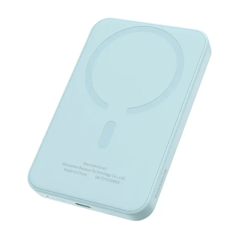 Baseus Mágneses Mini Powerbank, 5000mAh, USB-C 20W (kék) Baseus Mágneses Mini Powerbank, 5000mAh, USB-C 20W (kék)