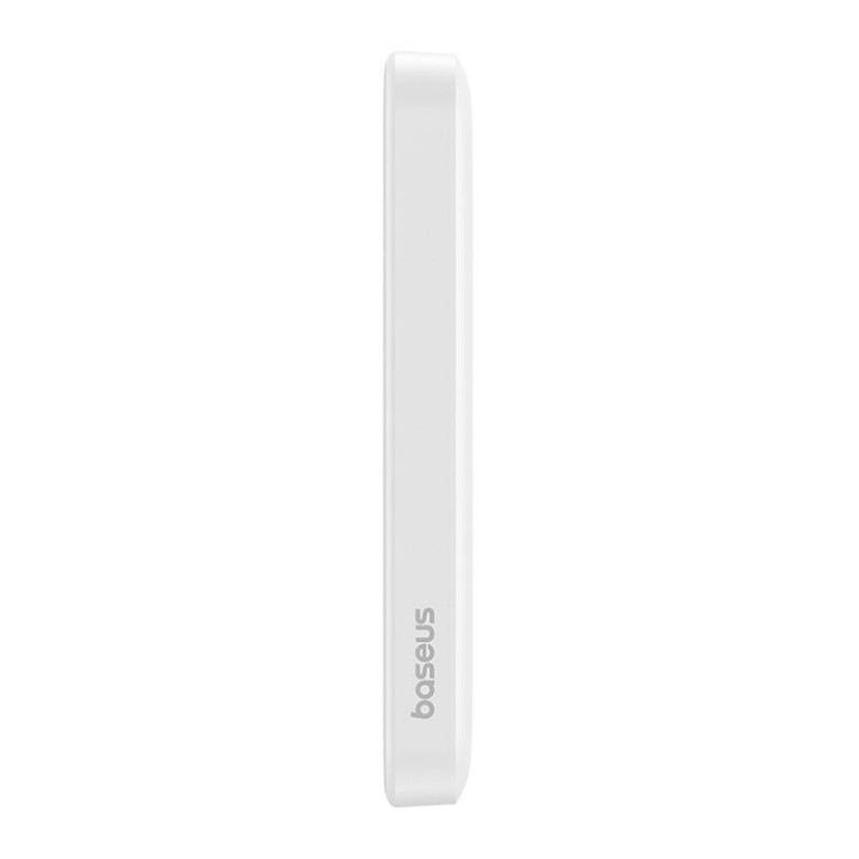 Baseus Mágneses Mini Powerbank, 5000mAh, USB-C, 20W (fehér)