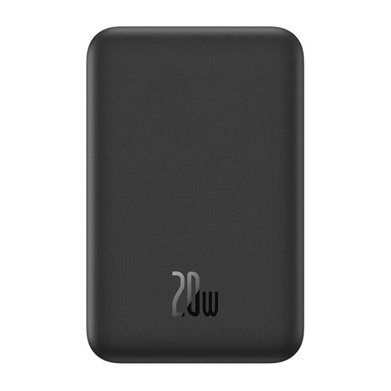 Baseus Mágneses Mini Powerbank, 5000mAh, USB-C 20W (fekete) Baseus Mágneses Mini Powerbank, 5000mAh, USB-C 20W (fekete)