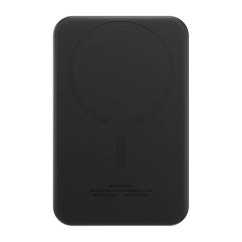 Baseus Mágneses Mini Powerbank, 5000mAh, USB-C 20W (fekete) Baseus Mágneses Mini Powerbank, 5000mAh, USB-C 20W (fekete)