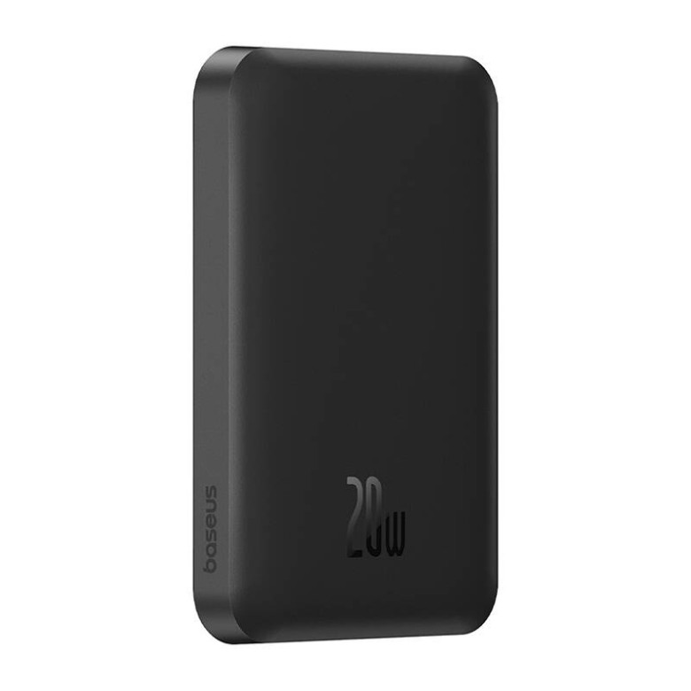 Baseus Mágneses Mini Powerbank, 5000mAh, USB-C 20W (fekete) Baseus Mágneses Mini Powerbank, 5000mAh, USB-C 20W (fekete)