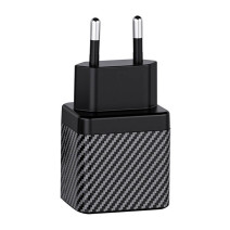 INVZI GaN 2x USB-C, 45W, EU hálózati töltő (fekete)