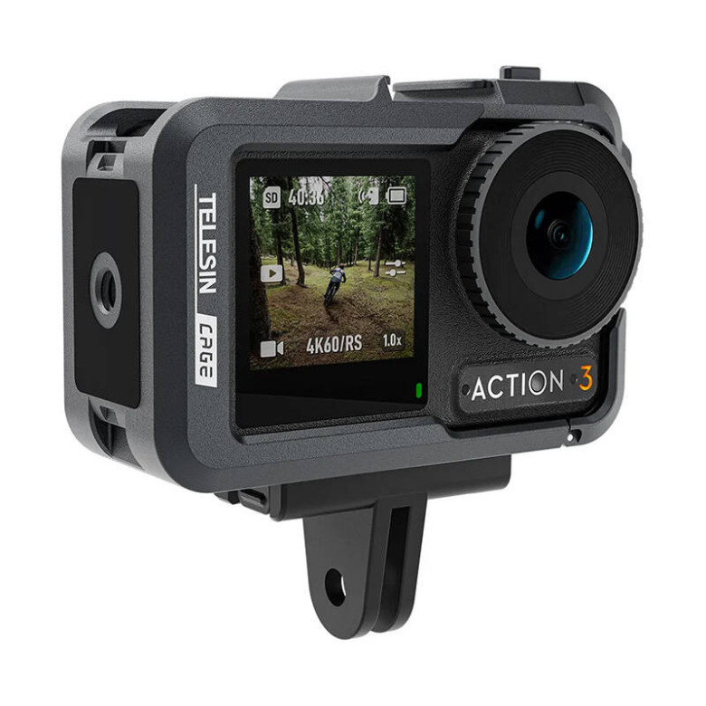 Fém nyúlketrec keret TELESIN a DJI ACTION 3/4/5pro-hez