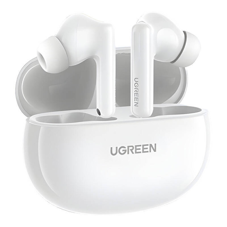 UGREEN WS200 HiTune T6 Hybrid ANC 15158 vezeték nélküli fejhallgató (fehér) UGREEN WS200 HiTune T6 Hybrid ANC 15158 vezeték nélküli fejhallgató (fehér)