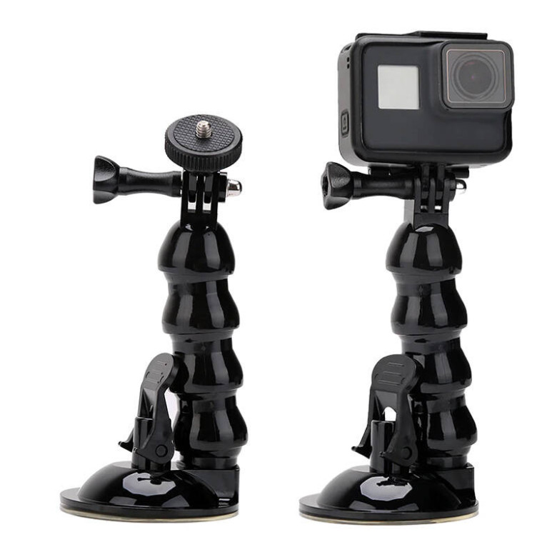Rugalmas autós tapadókorongos tartó TELESIN for action cameras Rugalmas autós tapadókorongos tartó TELESIN for action cameras