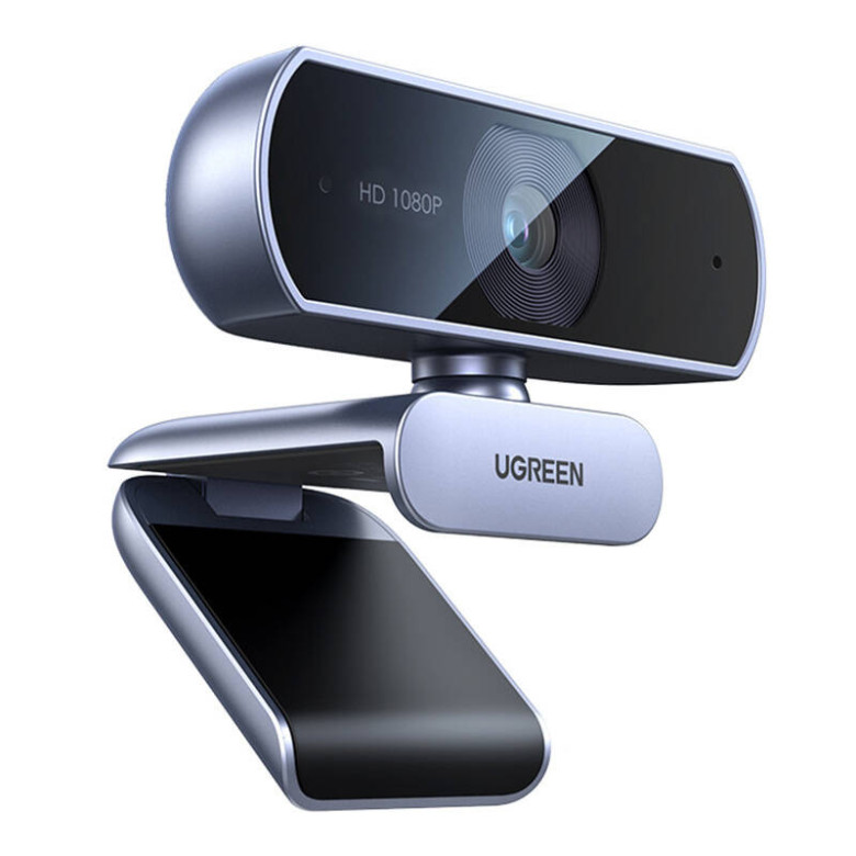UGREEN 15728 USB webkamera mikrofonnal (ezüst)