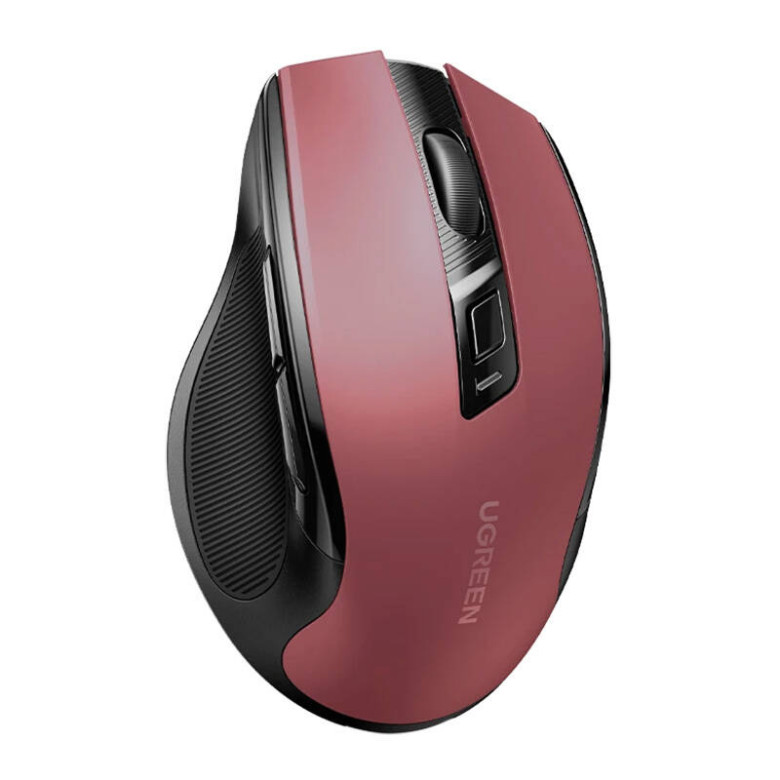 UGREEN MU006 Vezeték nélküli egér, 2,4 GHz + Bluetooth 5.0 (piros) UGREEN MU006 Vezeték nélküli egér, 2,4 GHz + Bluetooth 5.0 (piros)