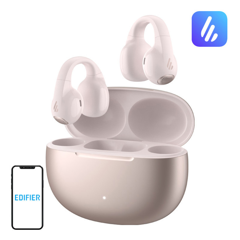Edifier Comfo C open-ear vezeték nélküli fülhallgató (rózsaszín)