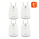 Gosund SP111 3680W 16A WiFi intelligens aljzat, Tuya 4 darabos kiszerelésben