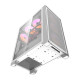 Darkflash DRX70 Mesh számítógépház + 4 RGB ventilátor (fehér)