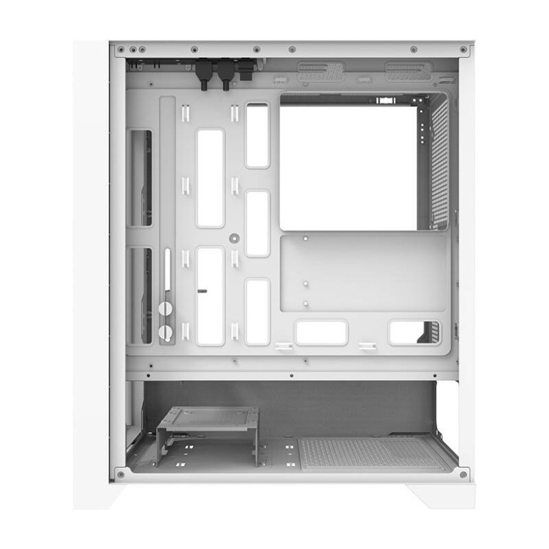 Darkflash DRX70 Mesh számítógépház + 4 RGB ventilátor (fehér)