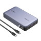 UGREEN PB720 powerbank 20000mAh, USB + 2x USB-C, 100W PD (szürke) UGREEN PB720 powerbank 20000mAh, USB + 2x USB-C, 100W PD (szürke)