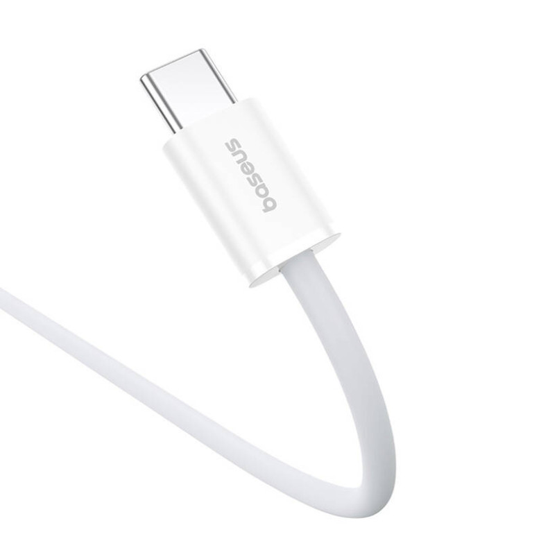 USB-C USB-C gyors töltőkábel Baseus Superior 2 100W 1m (fehér)
