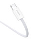 USB-C USB-C gyors töltőkábel Baseus Superior 2 100W 1m (fehér)
