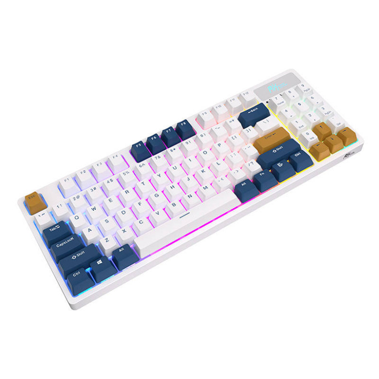 Vezeték nélküli mechanikus billentyűzet Royal Kludge RK89 RGB, Lemon kapcsoló (fehér) Vezeték nélküli mechanikus billentyűzet Royal Kludge RK89 RGB, Lemon kapcsoló (fehér)