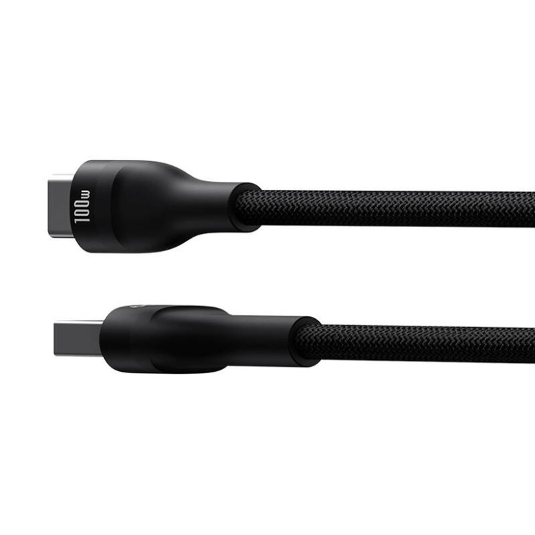 Töltőkábel Baseus Flash 2 USB-ről USB-C 100W-ra, 2m (fekete) Töltőkábel Baseus Flash 2 USB-ről USB-C 100W-ra, 2m (fekete)