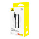 Töltőkábel Baseus Flash 2 USB-ről USB-C 100W-ra, 2m (fekete)