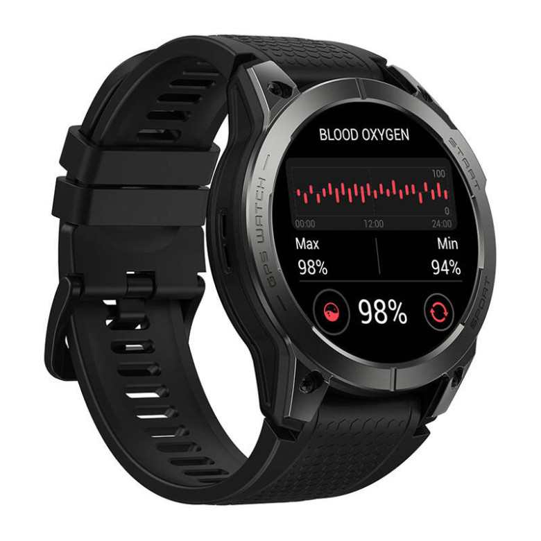 Zeblaze Stratos 3 Pro Smartwatch (fekete) Zeblaze Stratos 3 Pro Smartwatch (fekete)