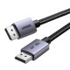 UGREEN DP120 DisplayPort 1.4 kábel, 8K 60Hz, 32,4 Gbps, 2m (fekete) UGREEN DP120 DisplayPort 1.4 kábel, 8K 60Hz, 32,4 Gbps, 2m (fekete)