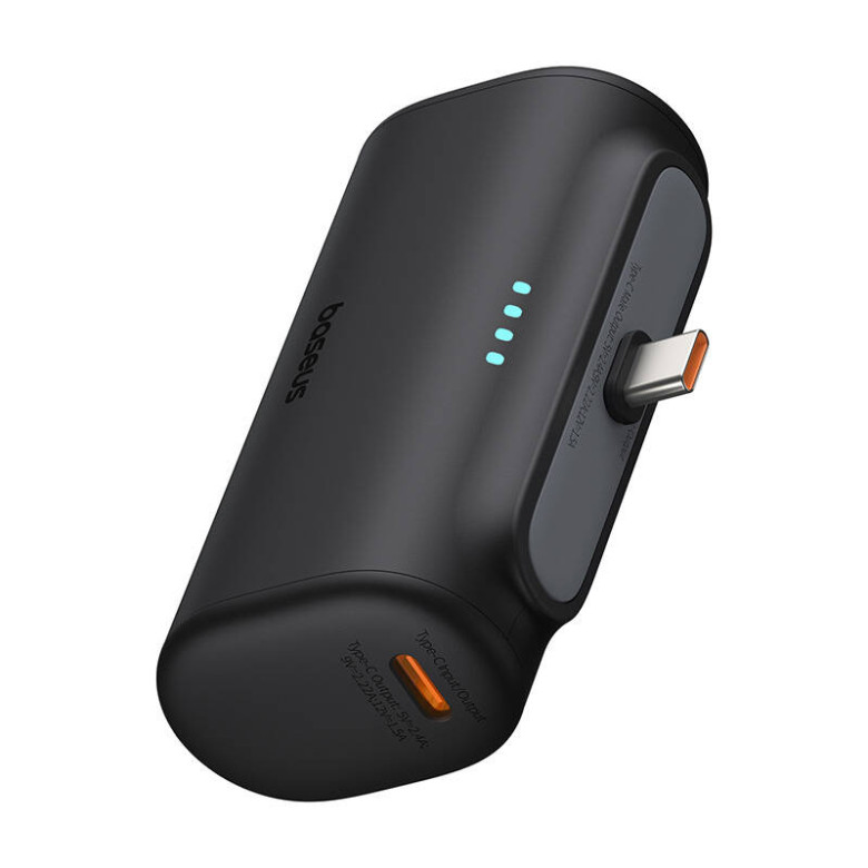 Powerbank Baseus Compact 5000mAh, 20W, USB-C (fekete)